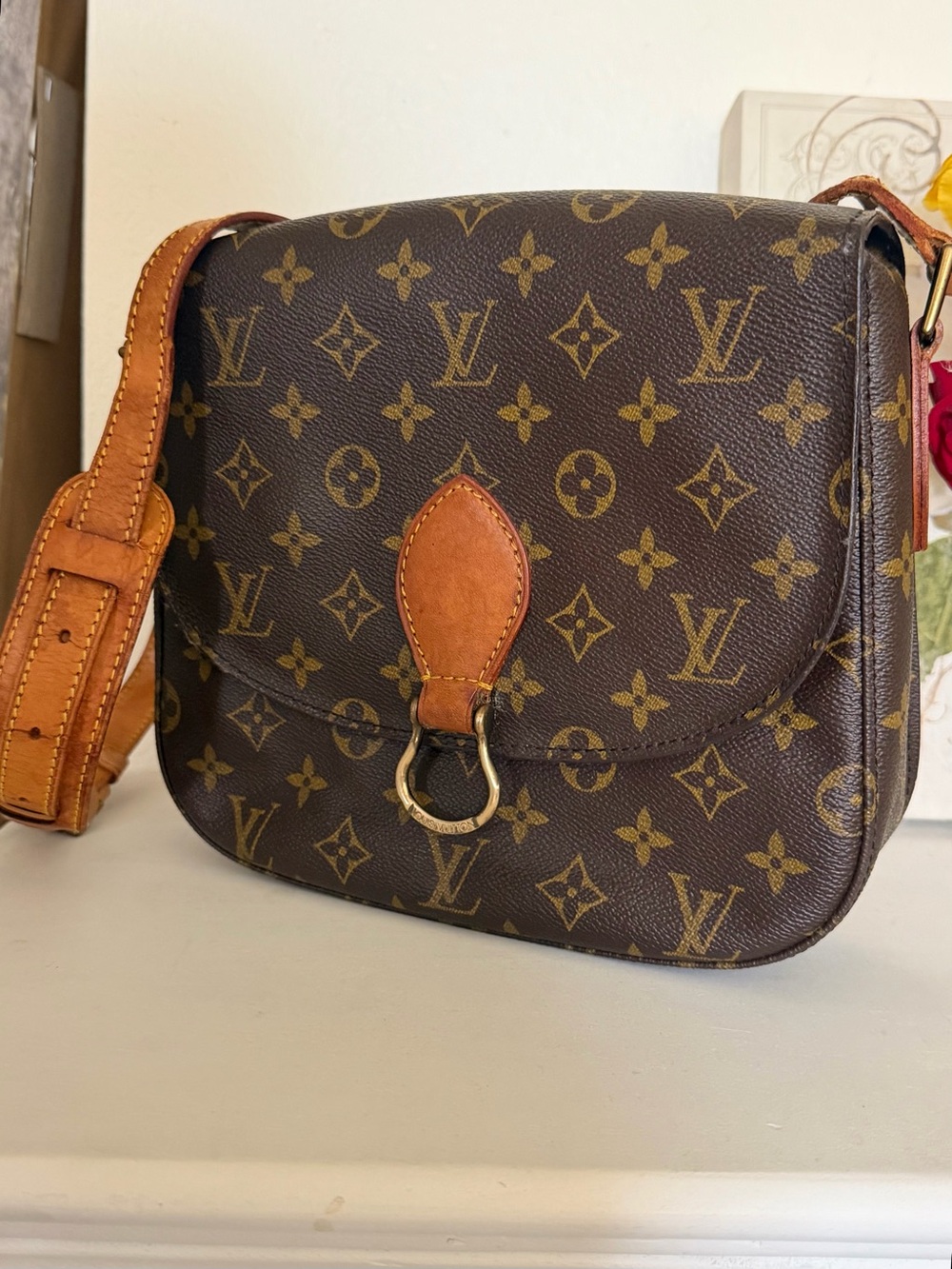 Authentic Louis Vuitton Monogram St Cloud Crossbody Bag